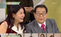 91세 송해, 숨겨둔 딸이라며 유지나 소개…송해 울린 ‘아버지와 딸’ 노래 사연