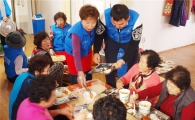광주광산구 어룡동 바르게살기위, 어르신들에 육개장 봉사 