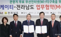 전남 주요 관광지에 무료 와이파이 구축 
