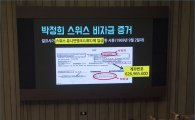 [포토]노웅래, 박정희 비자금 관련 자료공개
