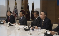 [포토]윤리경영 다짐하는 대한상의 회장단