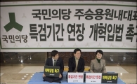[포토]주승용, 특검연장촉구 철야농성 돌입