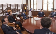 [포토]야4당 원내대표, 국회의장 회동