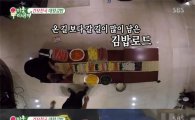 '미우새' 김건모, 이번엔 '대왕 김밥'이다!…5시간의 김밥 대장정 