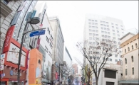 [포토]한산한 명동 쇼핑거리
