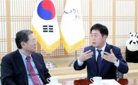 정찬민 용인시장 허동수 연세대이사장 접견