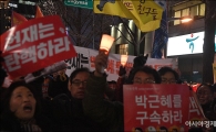 [포토]헌재로 행진하는 탄핵찬성 촛불