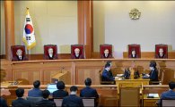 [포토]탄핵인용 만장일치 결정 내린 헌법재판관