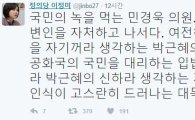 이정미 “민경욱, 피의자 대변인 자처…박근혜 신하다운 인식”
