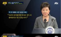 '썰전' "검찰 때문" vs "헌재 불복" …朴 진실 발언 공방