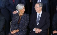 [포토]G20서 만난 라가르드-저우샤오촨