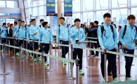 [포토]축구대표팀, '중국전 위해 출국'