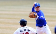 [포토]안주형, '완벽한 병살 수비'