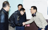 [포토]윤장현 광주시장, 문화관광형 시장 방문