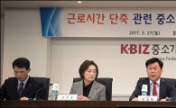 [포토]중소기업중앙회, 근로시간 단축 기자회견