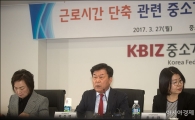 [포토]중기중, 근로시간 단축 관련 기자회견