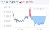 30일 코스피, 2.34p 내린 2164.64 마감(0.11%↓)