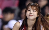 [포토]치어리더, '날 보러 야구장으로 오세요~'