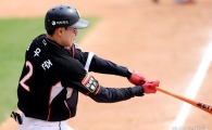 [포토]심우준, '한 점 만회하는 적시타'