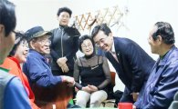 [포토]김성환 광주동구청장, 경로당 방문 애로사항 청취