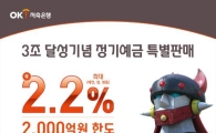 OK저축은행, 최대 연 2.2% 특판예금 출시