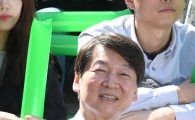 [포토]넥타이 푸는 안철수
