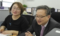 권오훈 하나생명 사장, 일일 고객상담사 체험