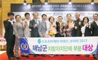 해남군, 스포츠마케팅어워드코리아 2017 대상 수상