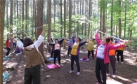 장성군, 암 경험자 자조모임 ‘숲에서 찾는 힐링’ 