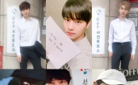 그룹 빅스, 컴백 앞두고 ‘투표 인증샷 공개’
