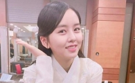 '군주' 김소현, 단아한 한복 자태 포착…"제작발표회 응원해 준 팬들 모두 감사"