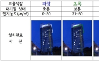 도봉구, 대기오염정보 표출 LED조명 설치