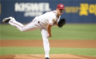 넥센 브리검 5이닝 무실점 '합격점'…제구는 불안