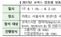 2017년 코넥스 업종별 맞춤형 IR 개최