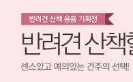 "야외활동의 계절" 쿠팡, '반려견 산책 용품 기획전'