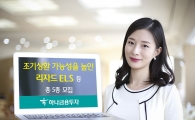하나금융투자, 조기상환 가능성을 높인 리자드 ELS 등 총 5종 모집