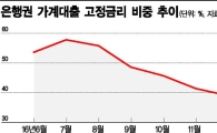 금리 상승 우려에 '고정금리 대출' 늘었다