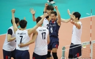 男배구 대표팀 월드리그 2승…핀란드에 3-2 승리