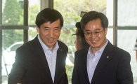 [포토]한국은행 찾아간 김동연 경제부총리