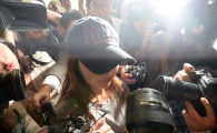 [포토]정유라 '험난한 검찰 출석'