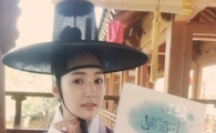 '7일의 왕비' 박민영, 촬영장 모습 공개…누굴 닮았나 했더니?