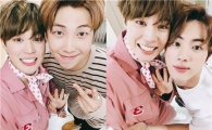 방탄소년단 지민, 멤버들과의 셀카로 4주년 기념 "오늘 즐거웠어요"