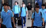 [포토]카타르전 치르고 귀국하는 축구대표팀