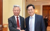 김동연 부총리, 진리췬 AIIB 총재 면담…"韓 청년인력, AIIB 진출" 