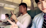 지창욱 "제주!!"..비행기 안에서 햇살 미소 담긴 인증샷 공개