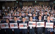 대형 이슈에 파묻힌 한국당 全大…25.24% 투표율로 당내 분위기는 최고조(종합)