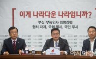 정우택 "文 정부, 만취인사·폭주정권…송영무 임명 강행 우려"