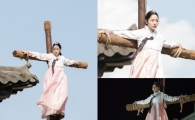 ‘7일의왕비’ 박민영, 사지 묶인 채 장대에 매달려