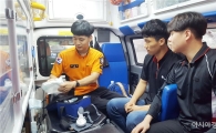 광주시 광산소방서 “미래 119구급대원”양성 실습