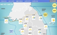 [오늘 날씨] 전국 구름 많고 소나기…강수량 최대 40mm